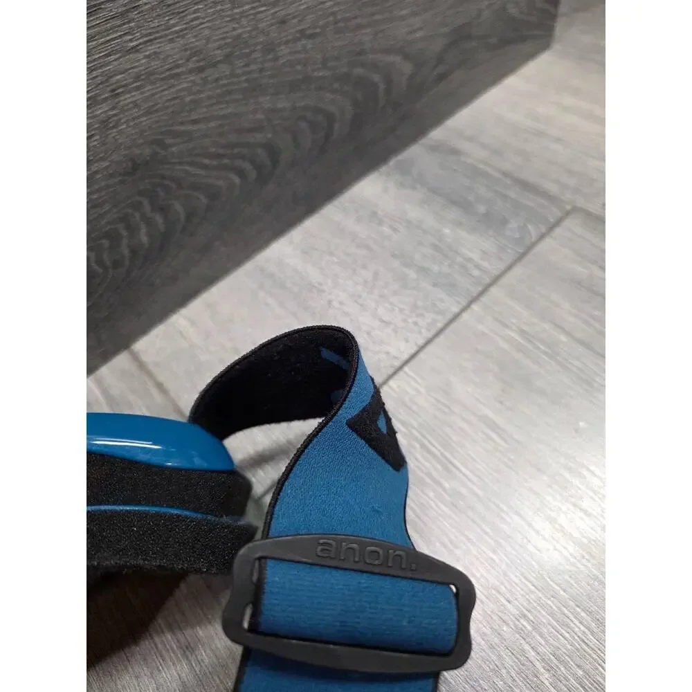 ANON SNOWBOARD GOGGLES, BRIGHT BLUE WITH MIRROR LENS + BAG A009375